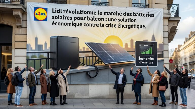 Lidl révolutionne le marché des batteries solaires pour balcon : une solution économique contre la crise énergétique
