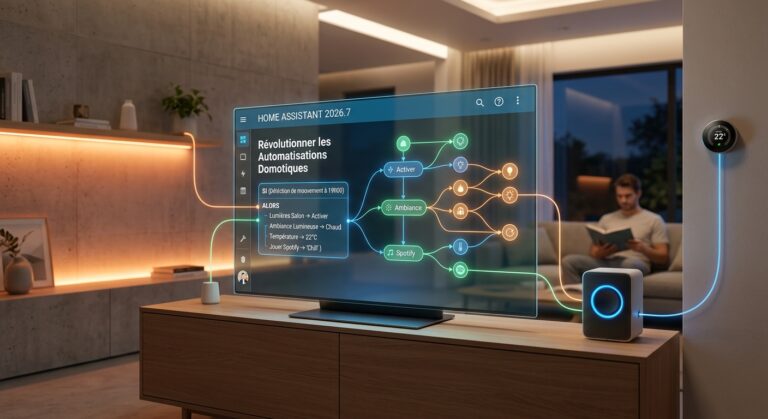 Home Assistant 2026.7 : L&rsquo;interface qui révolutionne les automatisations domotiques