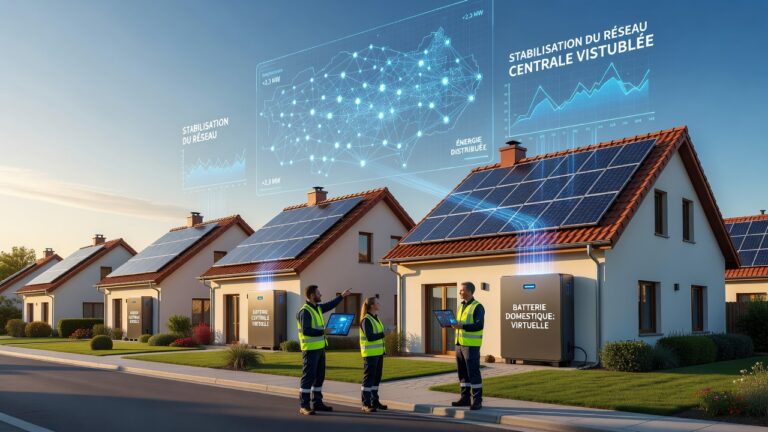 Les batteries solaires domestiques deviennent des centrales virtuelles pour stabiliser le réseau électrique