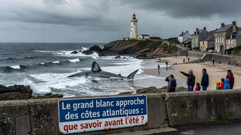 Le grand blanc approche des côtes atlantiques : que savoir avant l&rsquo;été ?