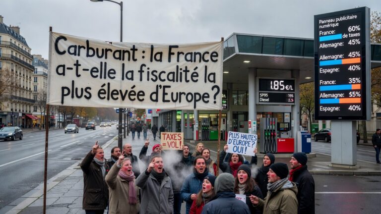 Carburant : la France a-t-elle la fiscalité la plus élevée d&rsquo;Europe ?