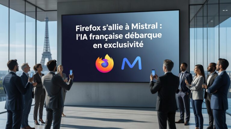Firefox s&rsquo;allie à Mistral : l&rsquo;IA française débarque en exclusivité